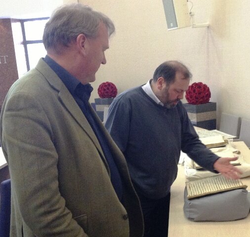 Gerard Carruthers and John Burnett, Burns and Kilmarnock Workshop, March 2013