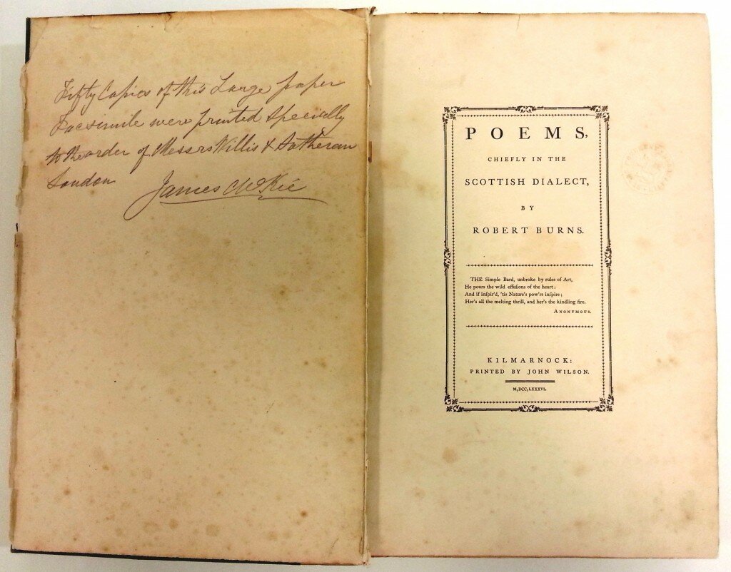 McKie's large paper edition title page