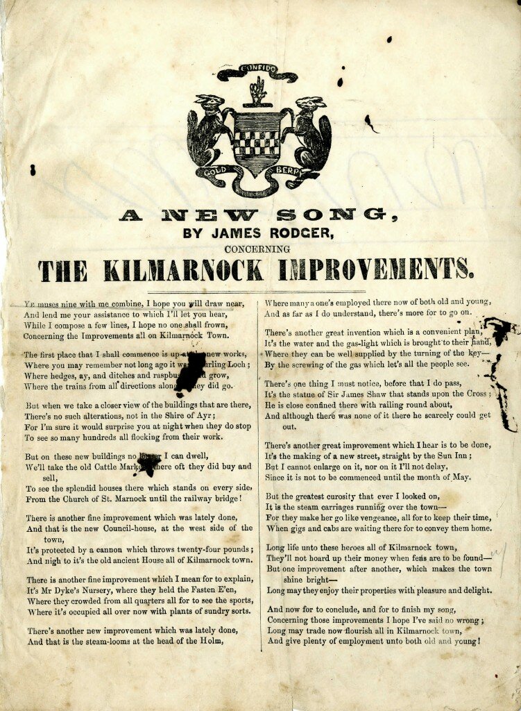 The Kilmarnock Improvements Song